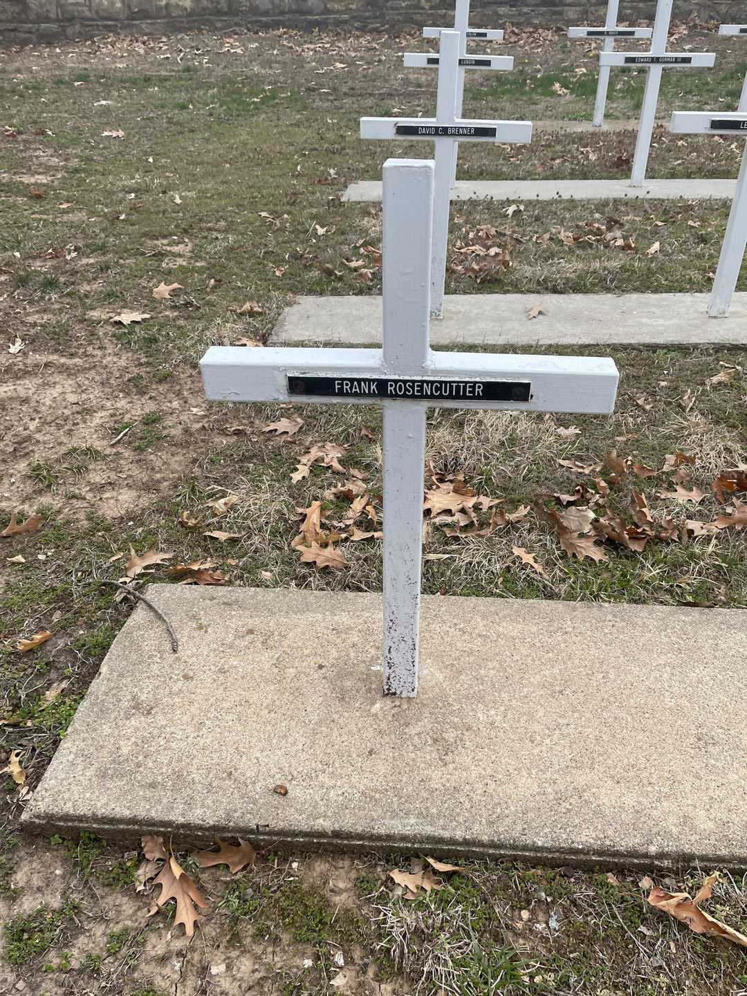 Frank Rosencutter's grave. Photo 3