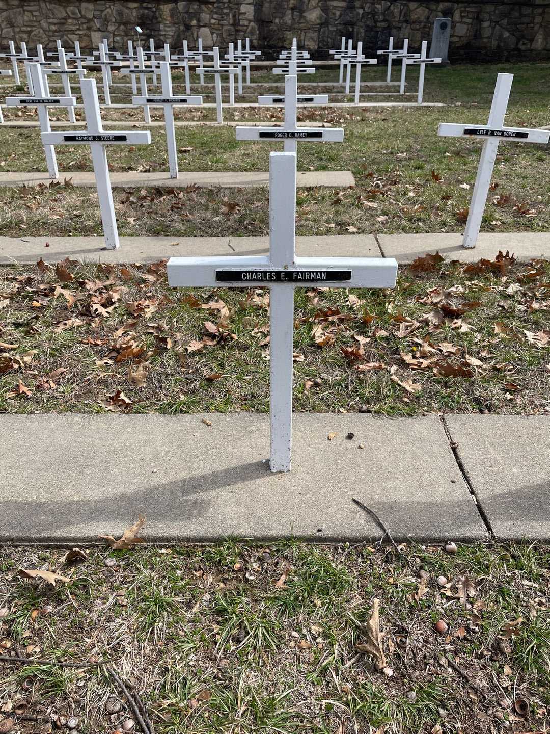 Charles E. Fairman's grave. Photo 3