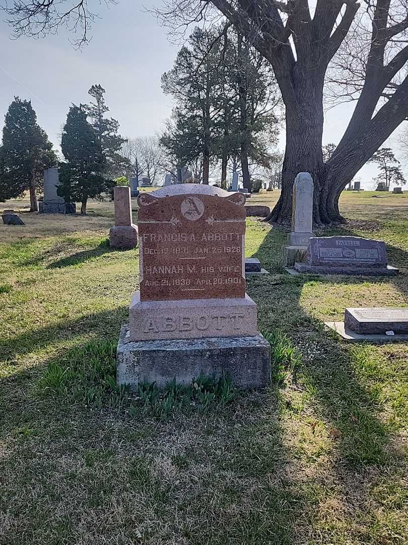 Francis A. Abbott's grave. Photo 2