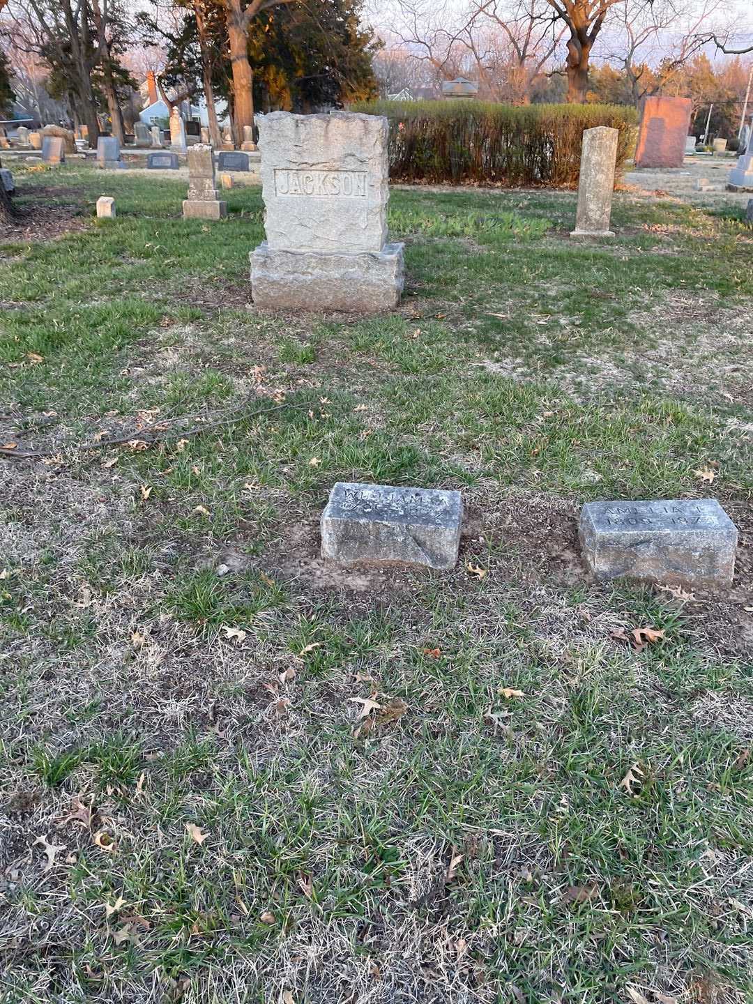 William A. Jackson's grave. Photo 2