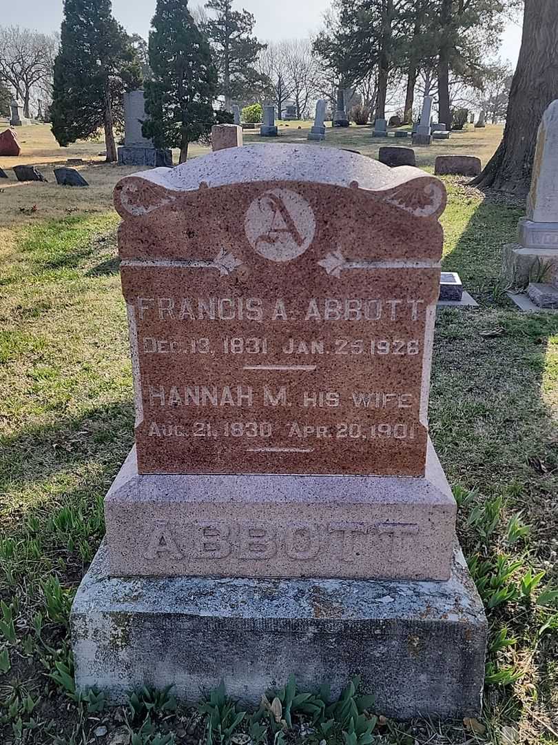 Francis A. Abbott's grave. Photo 1