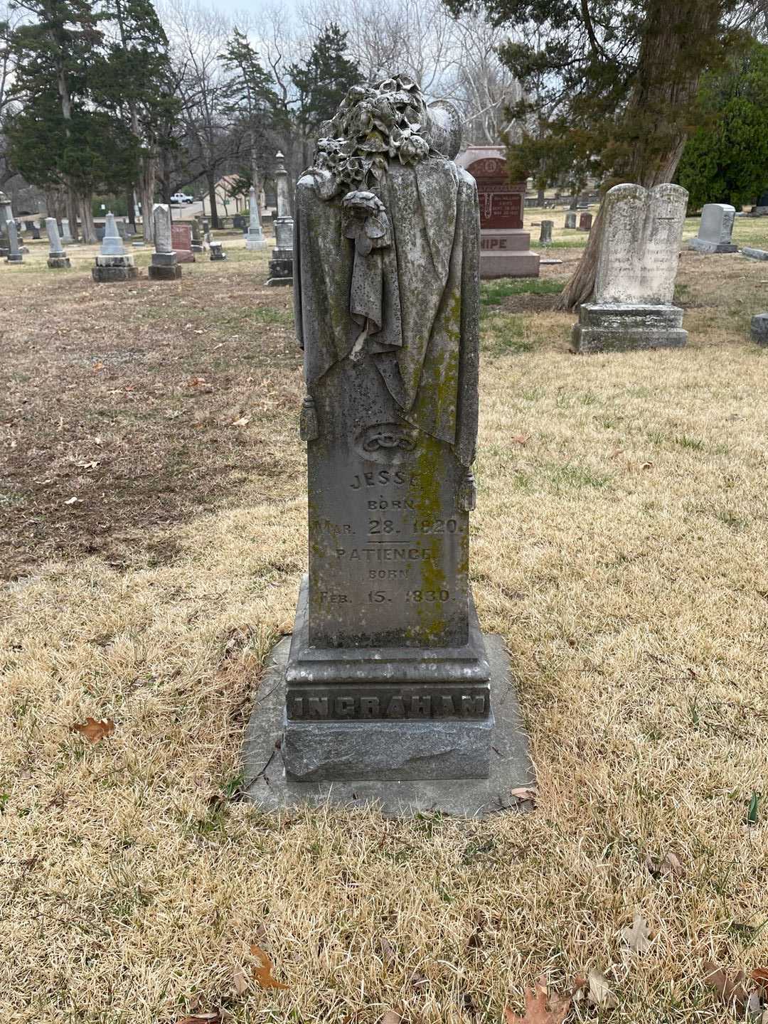 Abbie L. Ingraham's grave. Photo 1