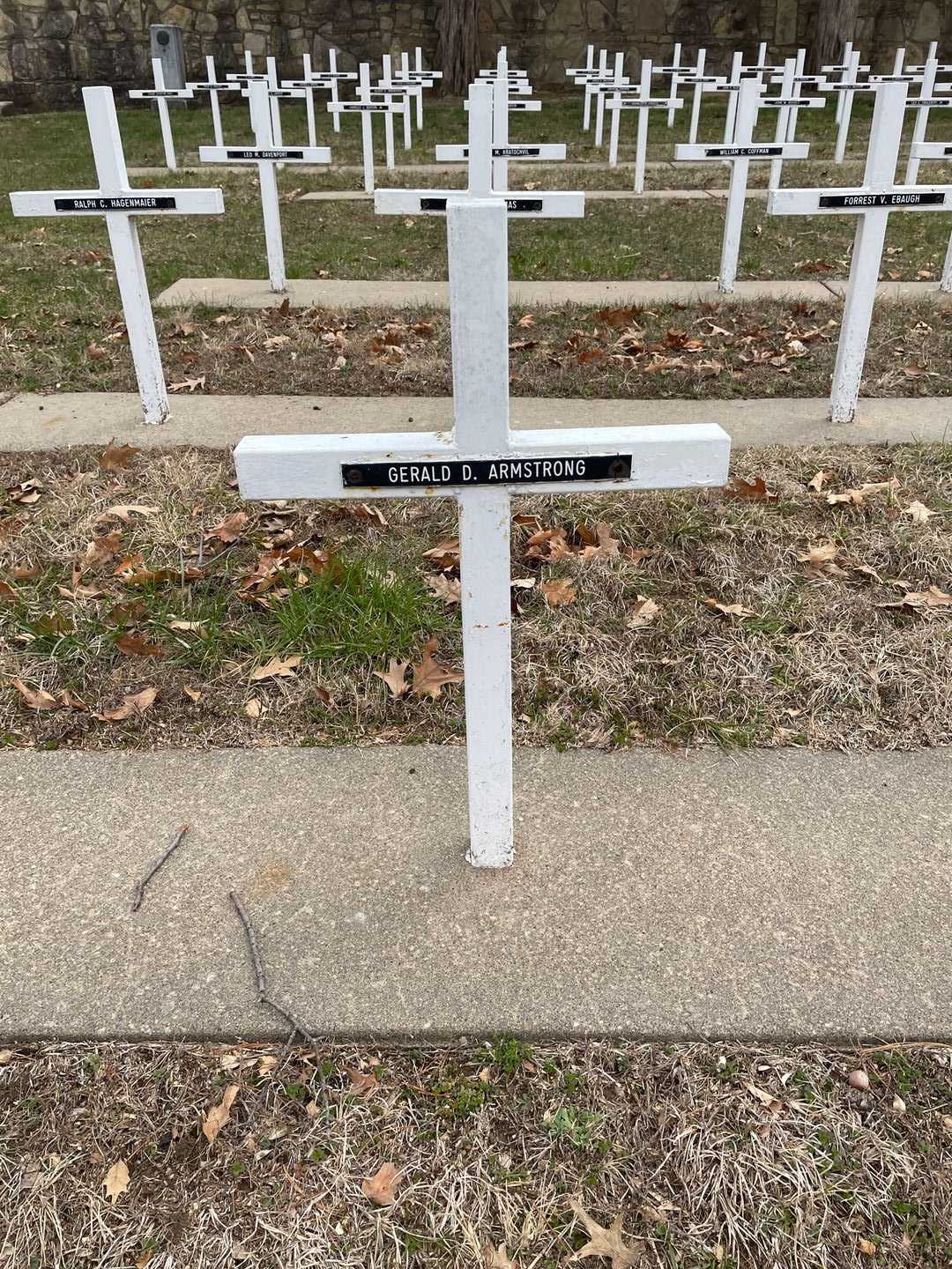 Gerald D. Armstrong's grave. Photo 3