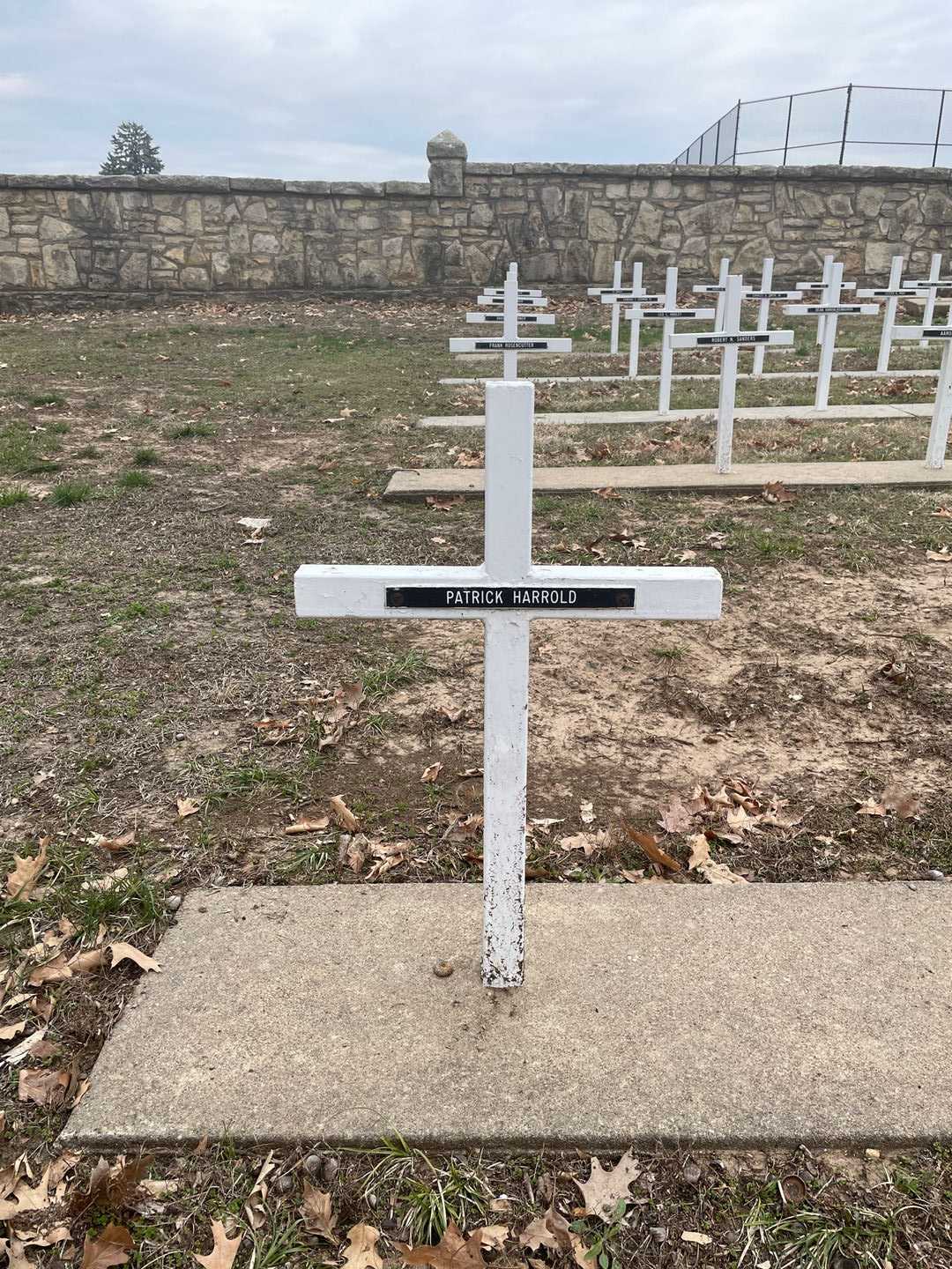 Patrick Harrold's grave. Photo 3