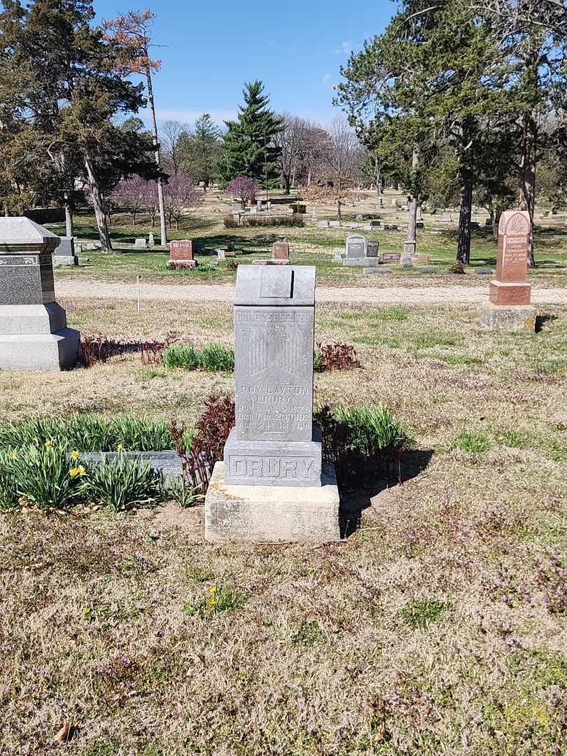 Roy Layton Drury's grave. Photo 2