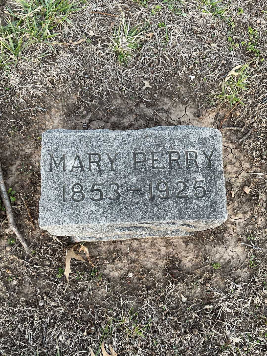Mary Perry Jackson's grave. Photo 3