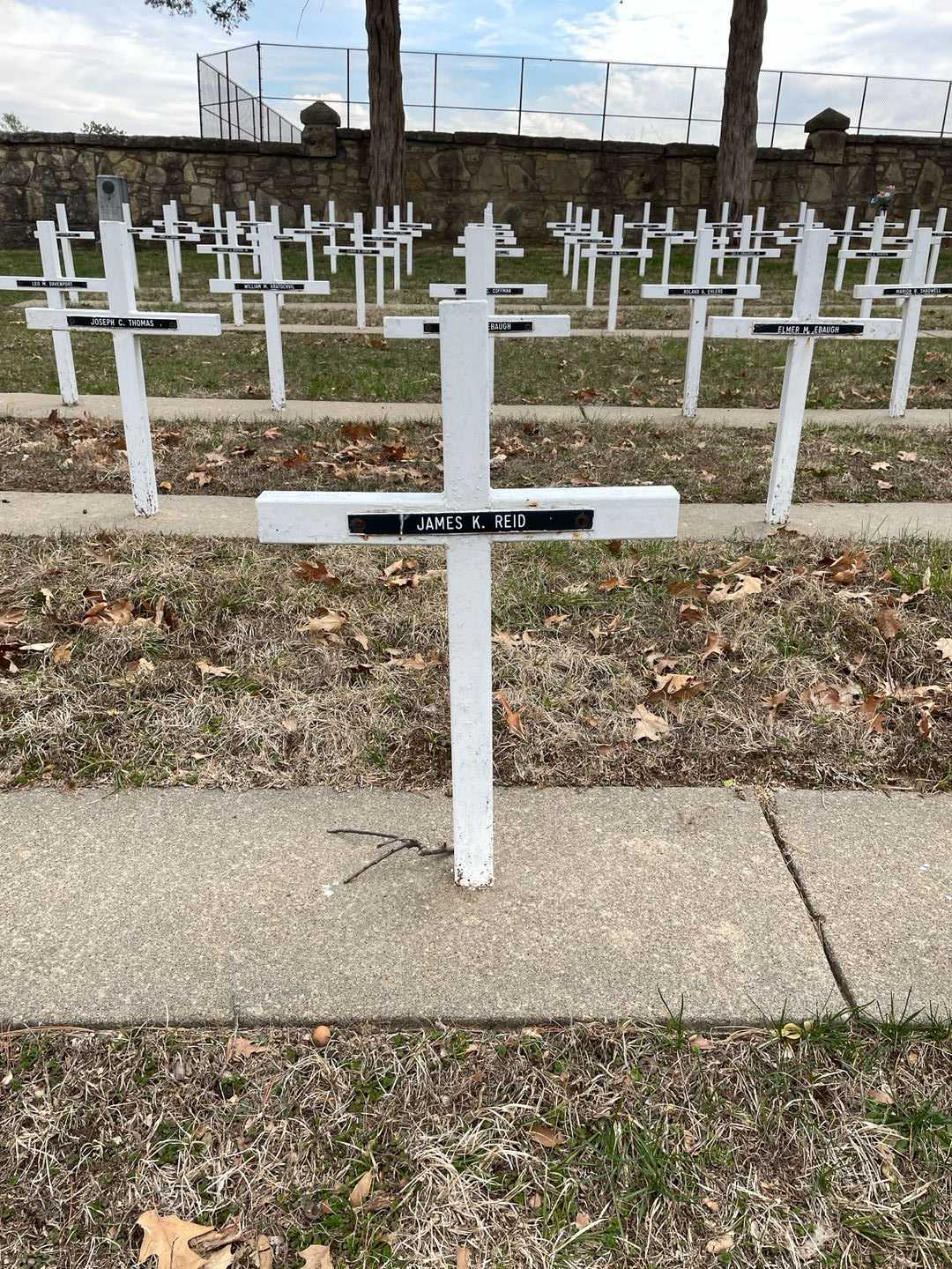 James K. Reid's grave. Photo 3