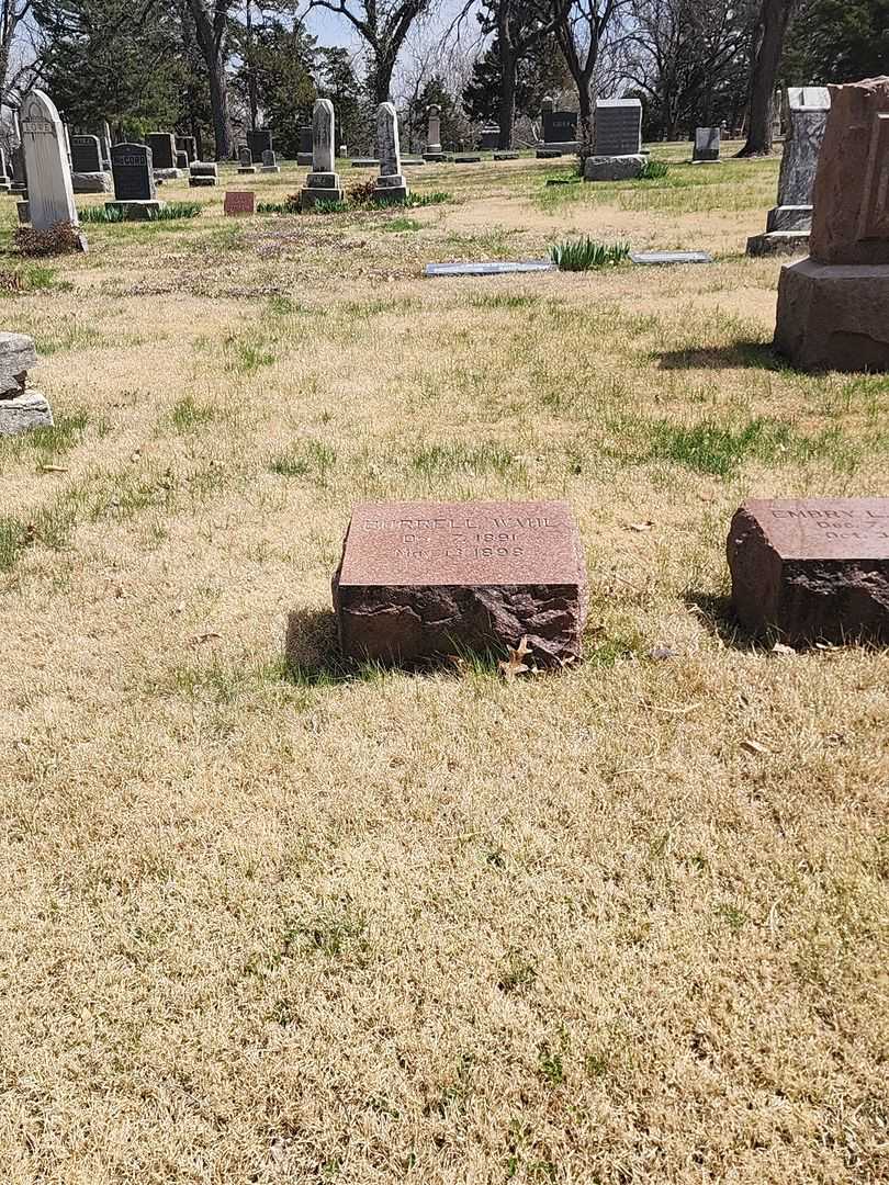 Burrell Wahl's grave. Photo 2