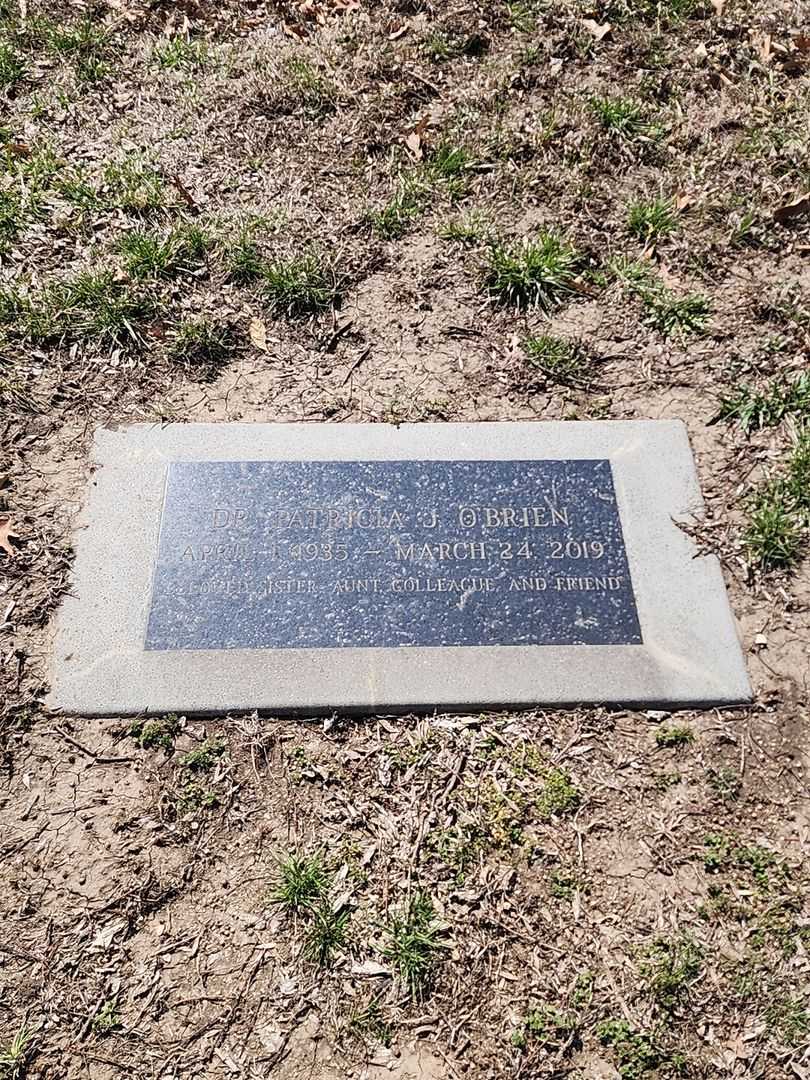 Doctor Patricia Joan O'Brien's grave. Photo 1