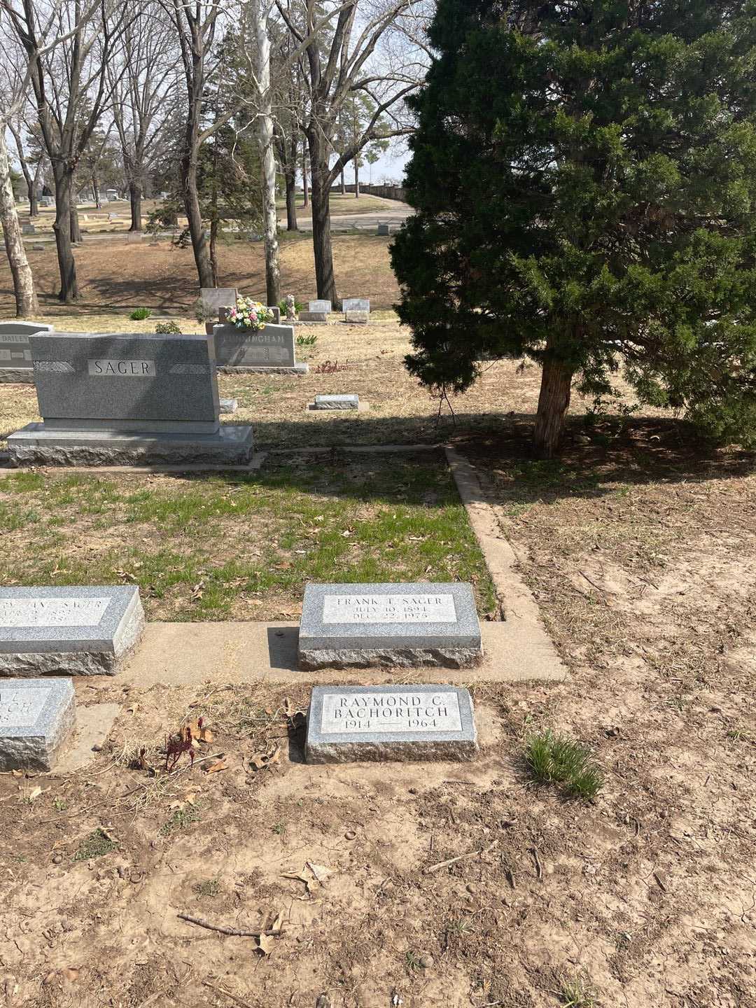Raymond C. Bachoritch's grave. Photo 2
