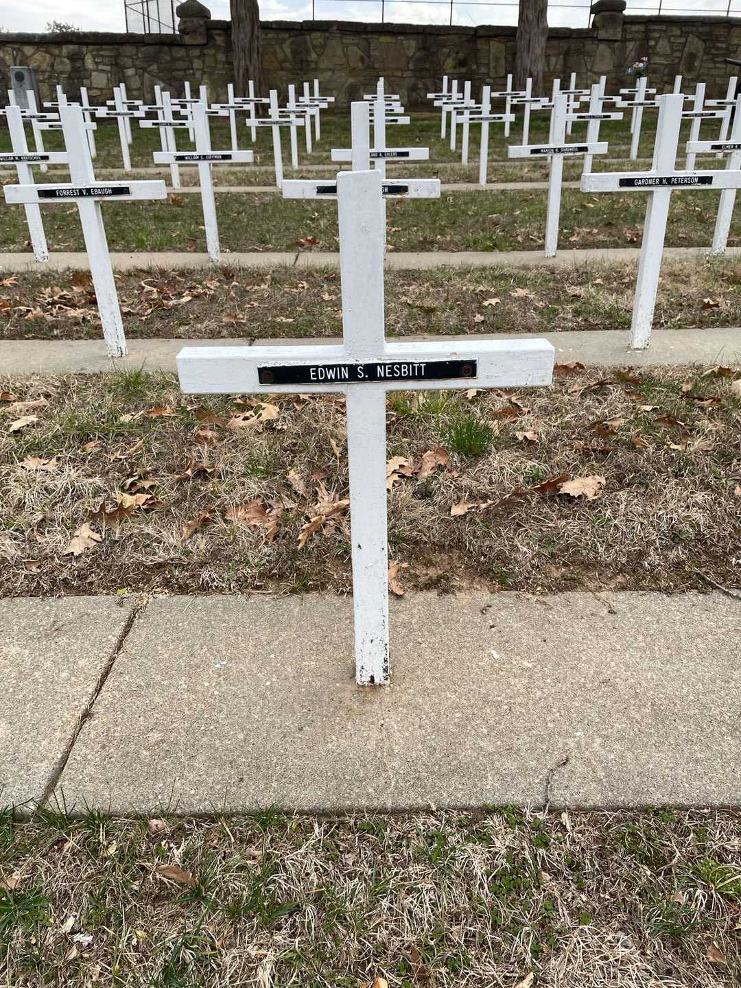 Edwin S. Nesbitt's grave. Photo 3