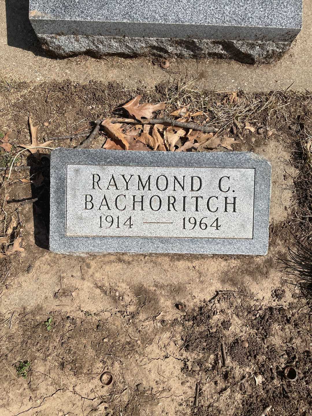 Raymond C. Bachoritch's grave. Photo 1