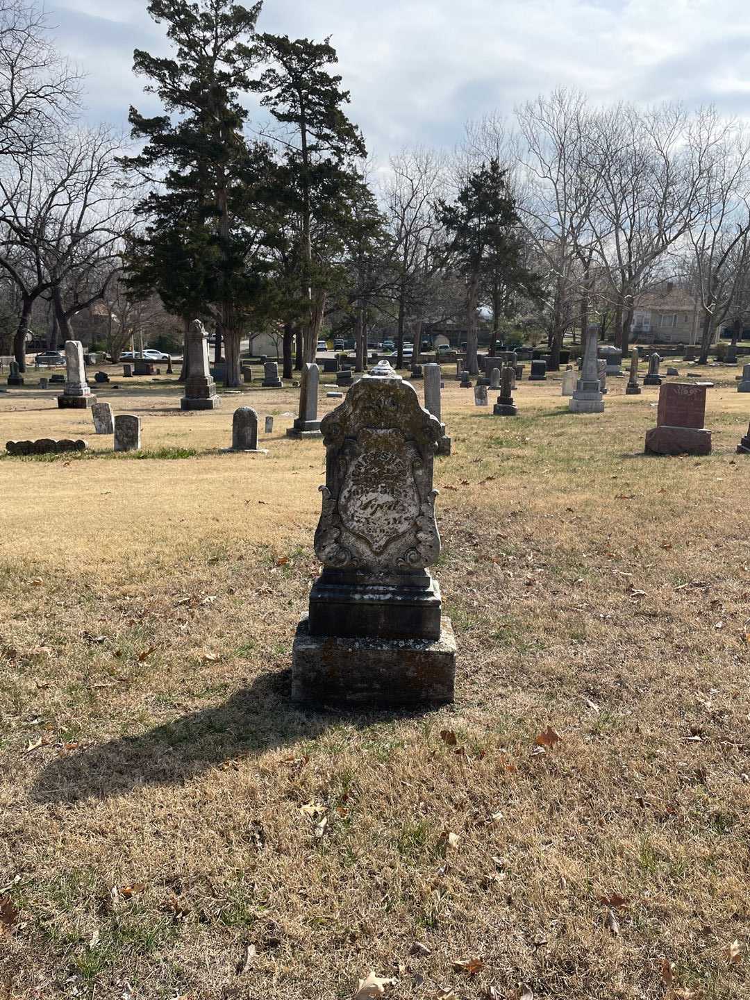 Henry Schepp's grave. Photo 2
