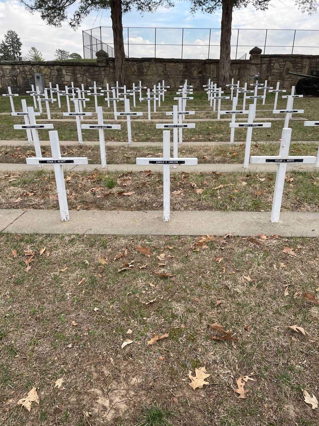 Arnold V. Carlson's grave. Photo 2