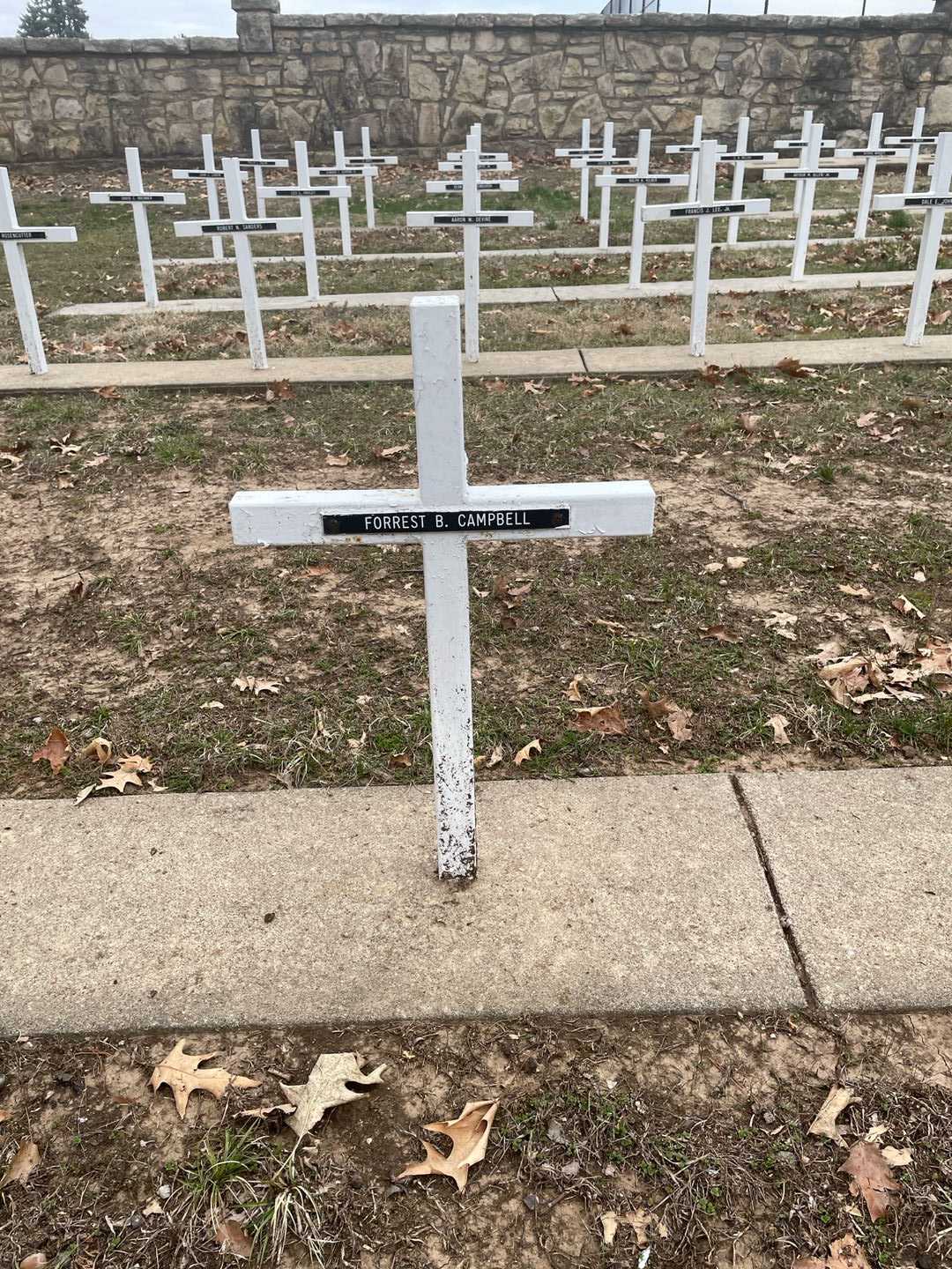 Forrest B. Campbell's grave. Photo 3