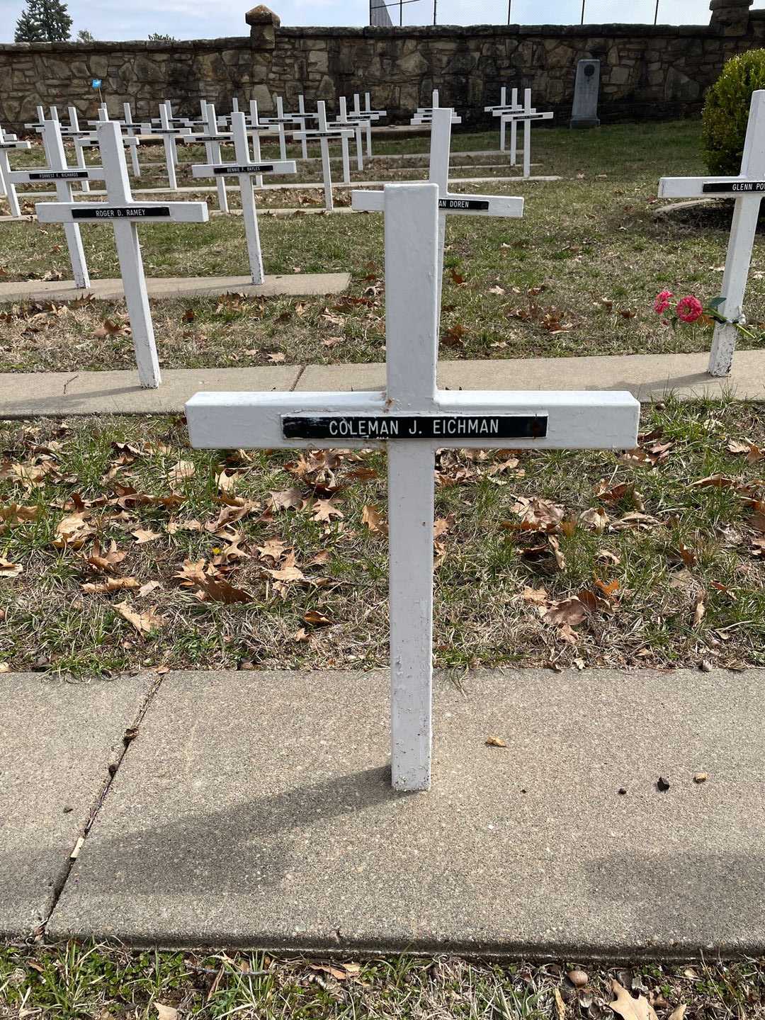Coleman J. Eichman's grave. Photo 3