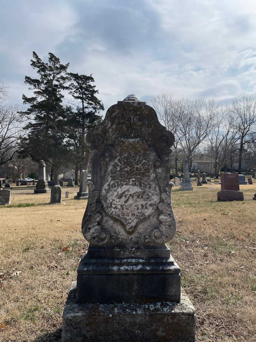 Oliver Bacher's grave