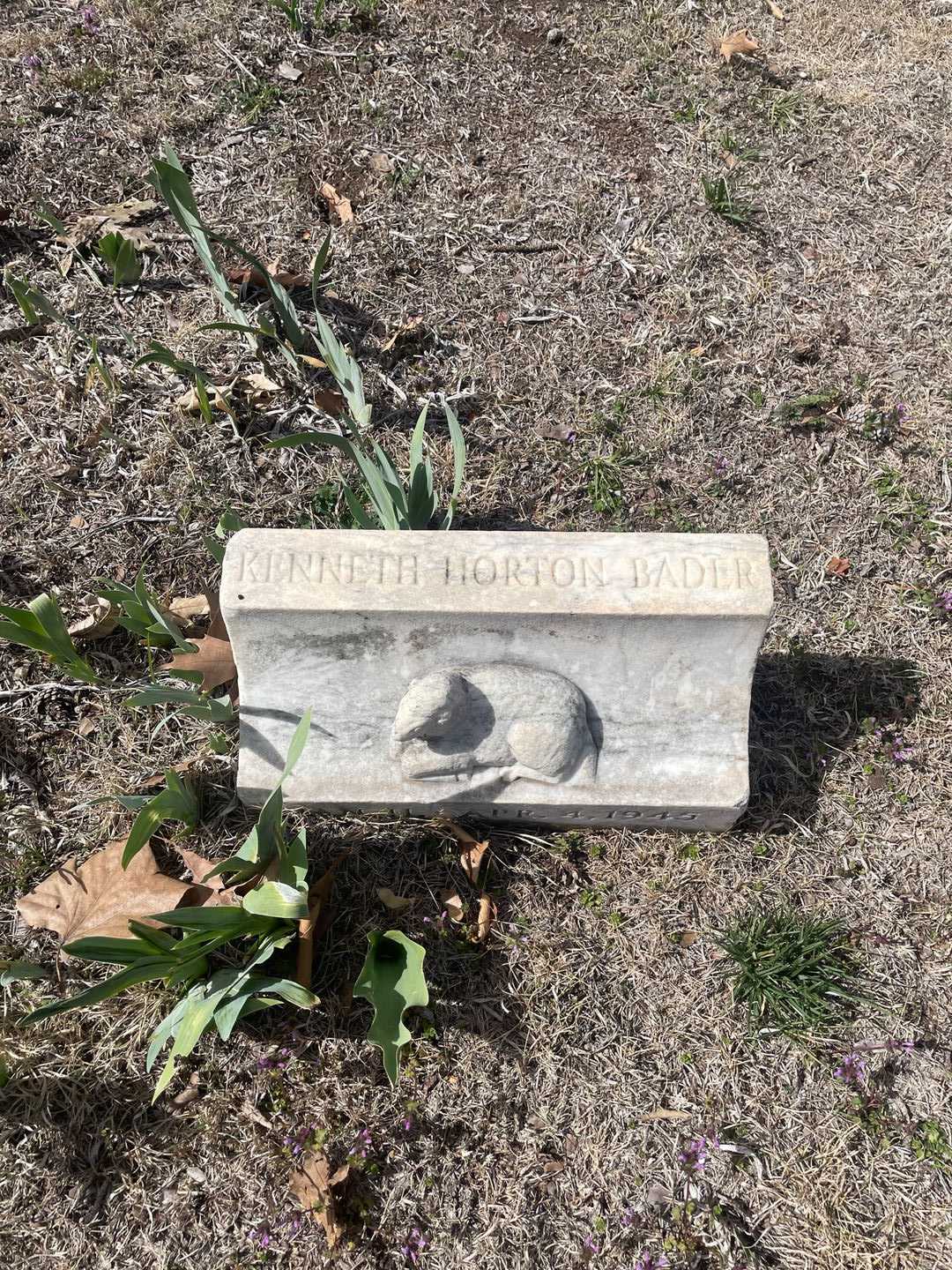 Kenneth Horton Bader's grave. Photo 1