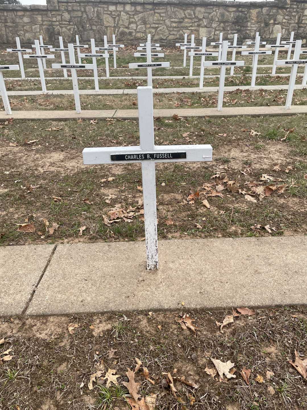 Charles B. Fussell's grave. Photo 3