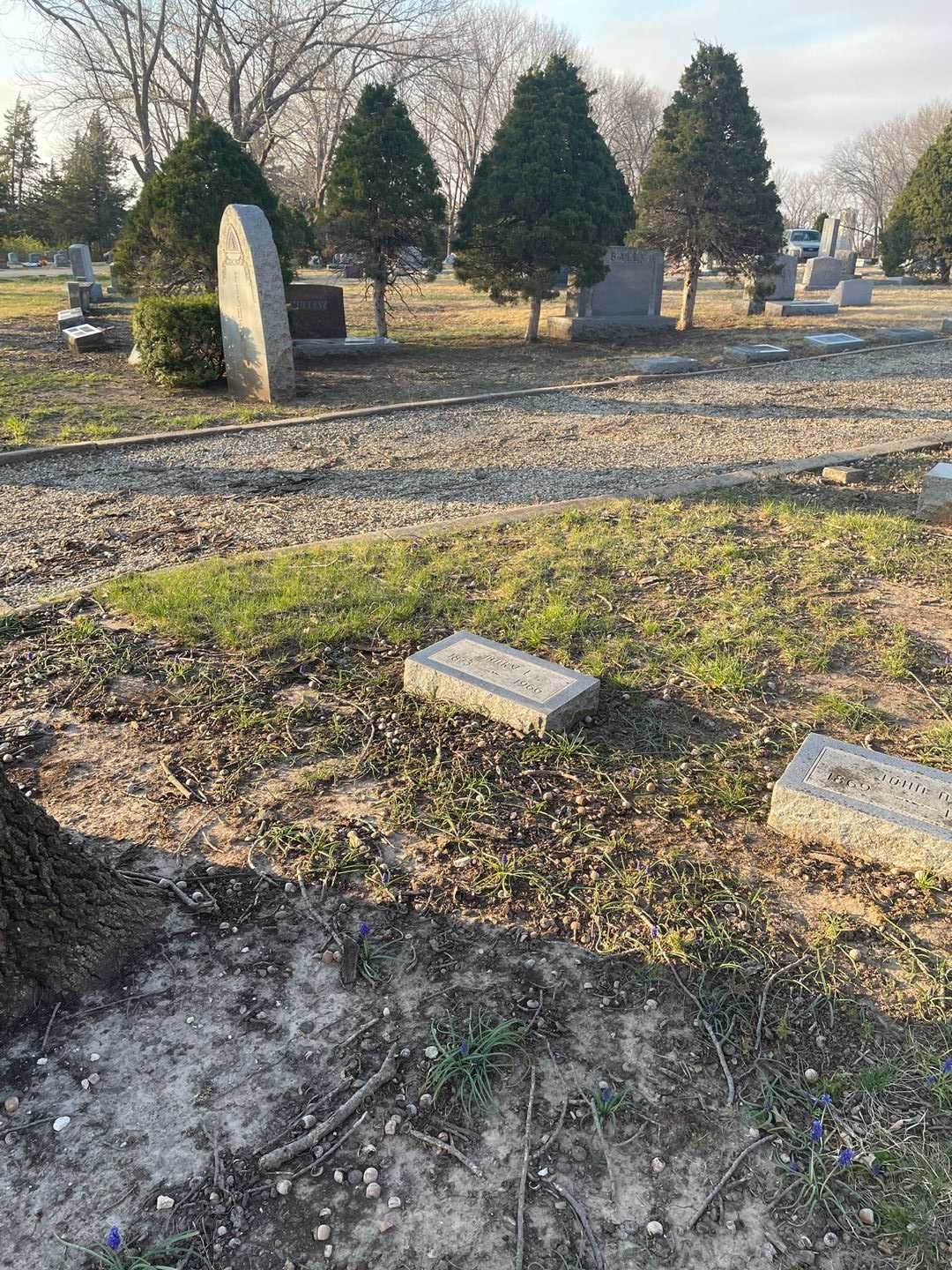 Mary E. Backman's grave. Photo 2
