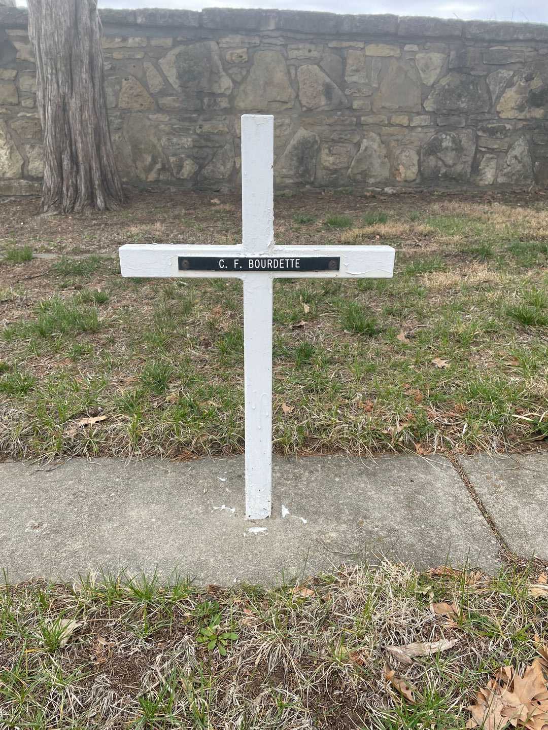 C. F. Bourdette's grave. Photo 3