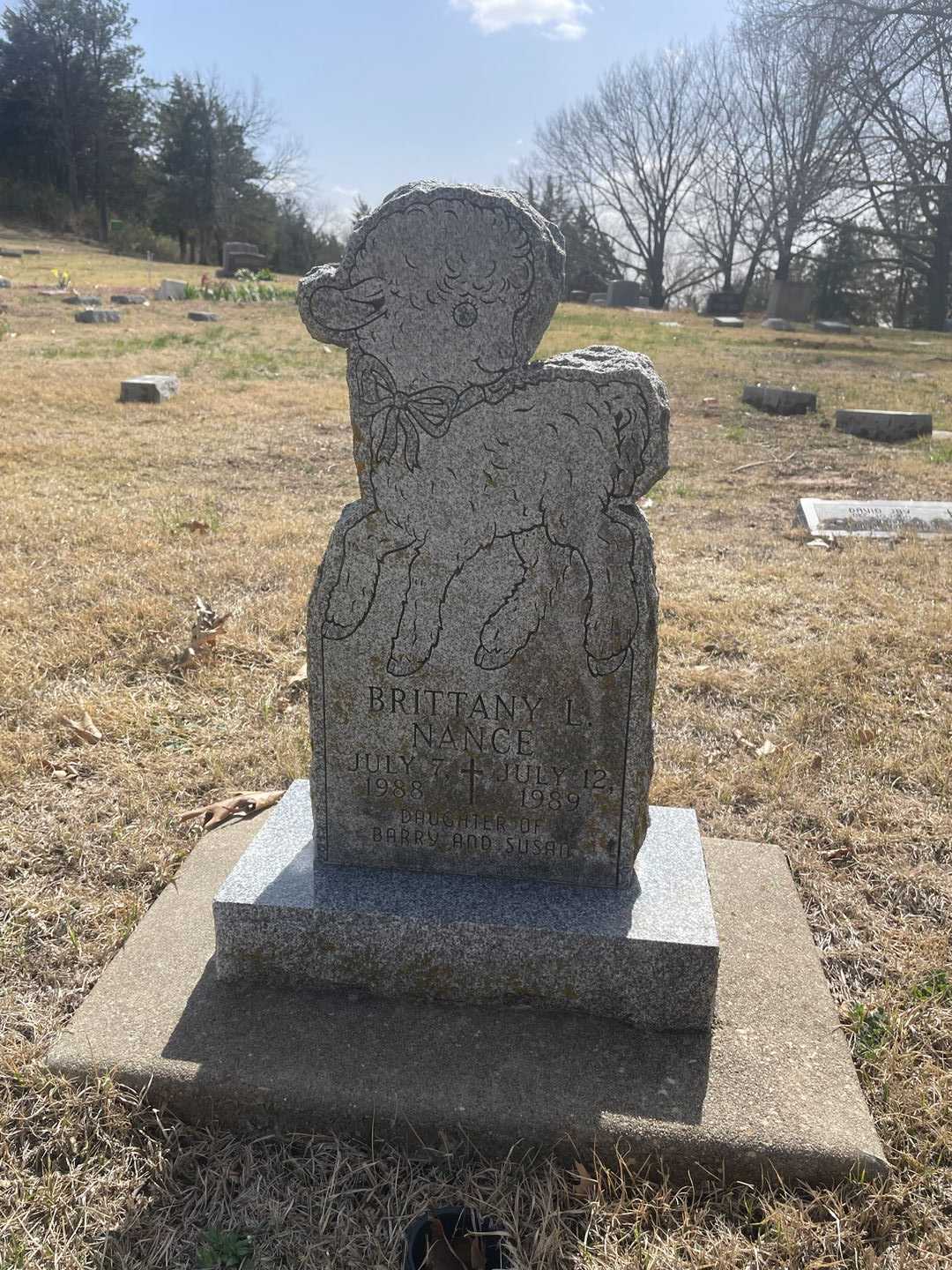 Brittany L. Nance's grave. Photo 1