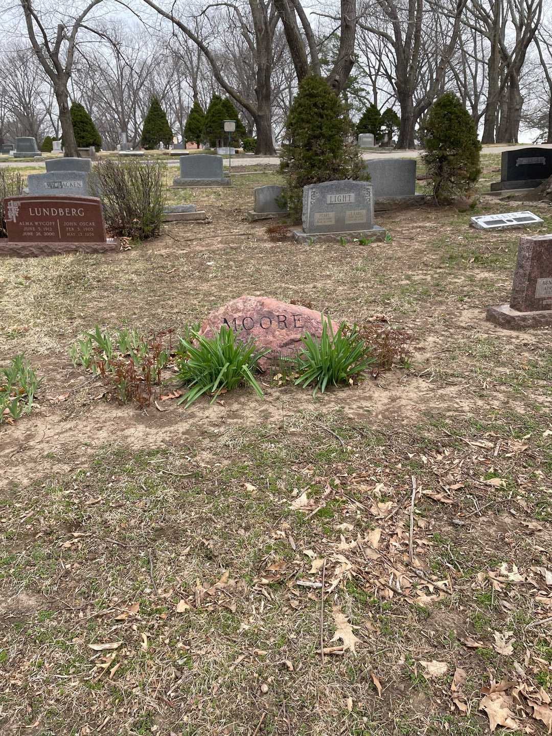 Irene Zack Moore's grave. Photo 2
