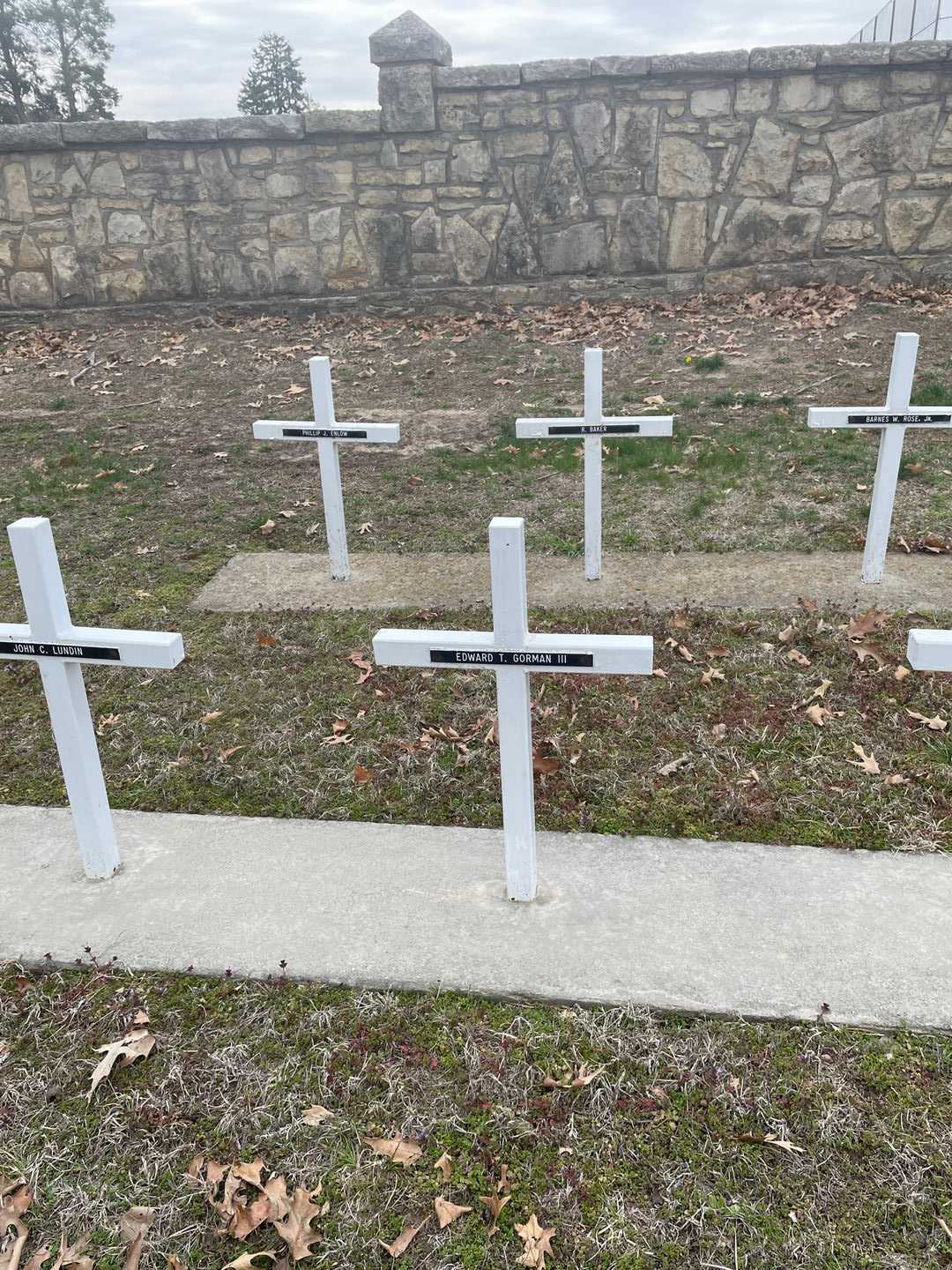 Edward T. Gorman Third's grave. Photo 2